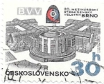 Stamps : Europe : Czechoslovakia :  edificio