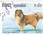Stamps Cambodia -  Perros de raza-