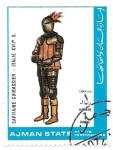 Sellos de Asia - Emiratos rabes Unidos -  capitan sXVII