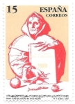 Stamps Spain -  Literatura:Fray Luis de León