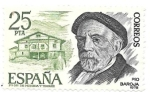 Stamps Spain -  Literatura:Pio Baroja
