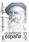 Stamps Spain -  Literatura:José María Iparraguirre