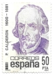 Stamps Spain -  Literatura:Calderón de la Barca