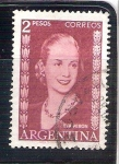 Stamps : America : Argentina :  Eva Perón  RESERVADO