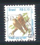 Sellos de America - Brasil -  ave