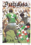 Stamps Guyana -  Mundial futbol Italia