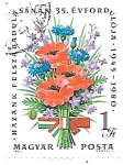 Sellos de Europa - Hungra -  flores