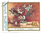 Stamps : Europe : Romania :  flores