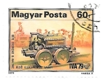 Stamps : Europe : Hungary :  antiguas máquinas de vapor