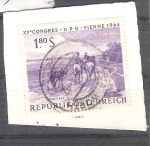 Stamps : Europe : Austria :  RESERVADO XV congreso unión postal Y996