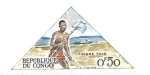 Sellos de Africa - Repblica del Congo -  pescador