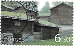 Stamps : Europe : Norway :  casas típicas