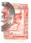 Stamps : America : Peru :  chasqui