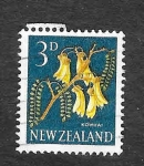 Sellos del Mundo : Oceania : Nueva_Zelanda : 337 - Flor de Kowhai
