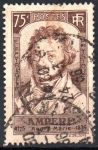 Stamps France -  ANDRÉ  MARIE  AMPÉRE  (1775-1836)  
