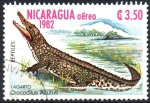 Sellos de America - Nicaragua -   LAGARTO