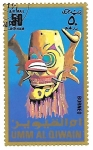 Stamps : Asia : United_Arab_Emirates :  mascaras