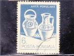Stamps : Europe : Romania :  artesanía popular 