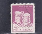 Stamps Romania -  artesanía popular