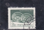 Stamps : Europe : Romania :  artesanía popular