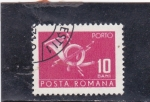 Stamps Romania -  corneta de correos 