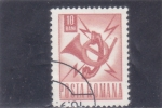 Stamps Romania -  corneta de correos y cartero