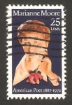 Stamps United States -  1895 - Marianne Moore, poeta
