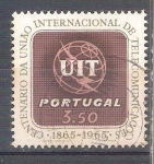 Stamps : Europe : Portugal :  RESERVADO centenario de la UIT Y960
