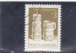 Stamps : Europe : Romania :  artesanía popular 