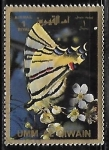 Stamps United Arab Emirates -  Mariposas -  large format