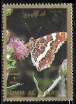 Stamps United Arab Emirates -  Mariposas - Foxy emperor