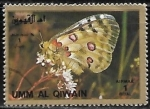Stamps United Arab Emirates -  Mariposas - large format
