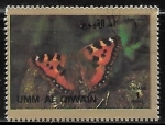 Sellos de Asia - Emiratos �rabes Unidos -  Mariposas - large format
