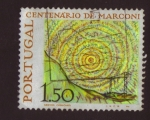 Stamps Portugal -  Centenario de Marconi