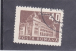 Stamps Romania -  Edificio de correos