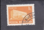 Stamps : Europe : Romania :  edificio