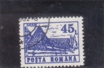 Stamps : Europe : Romania :  CONSTRUCCIÓN 