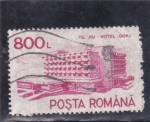 Stamps Romania -  HOTEL TG JIU  en GORJ