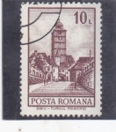 Stamps : Europe : Romania :  PANORÁMICA DE SIBIU-TURNUL