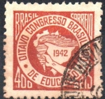 Stamps Brazil -   8th  CONGRESO  BRASILEÑO  DE  EDUCACIÓN