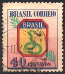 Stamps Brazil -  HONOR  A  LA  FUERZA  EXPEDICIONARIA  BRASILEÑA  Y  AL  5TH  REGIMIENTO  ESTADO  UNIDENSE.