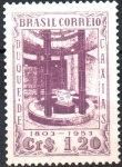 Stamps Brazil -   150th  ANIVERSARIO  DEL  NATALICIO  DE  LUIS  ALVES  DE  LIMA  E  SILVA.  TUMBA  DE  CAXIAS.
