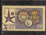 Stamps Hungary -  Exposición General de primera categoría de Bruselas