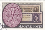 Sellos de Europa - Hungr�a -  50 aniversario impresión de billetes