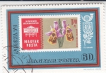 Sellos de Europa - Hungr�a -  sello sobre sello 