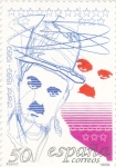 Stamps : Europe : Spain :  centenario Charlot 1889-1989