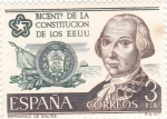 Stamps Spain -  Bicentenario constitución EE.UU(39)