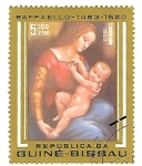 Stamps : Africa : Guinea_Bissau :  pintura de Rafael