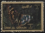 Stamps United Arab Emirates -  Mariposas - Purple emperor