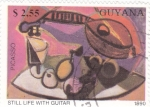 Stamps : America : Guyana :  Obra de Picasso 